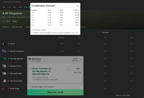 combination forecast bet365